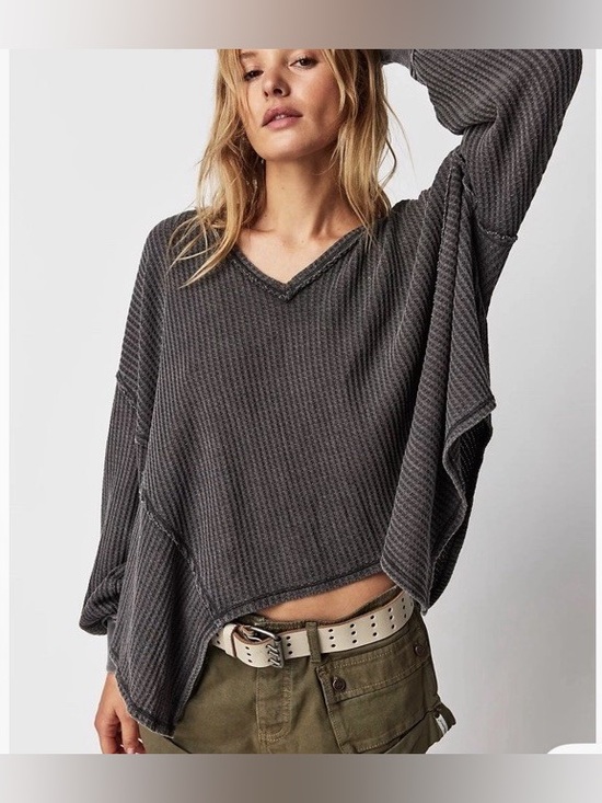Free People Tops - We The Free Coraline Thermal Pullover Oversized Free People Top size xs